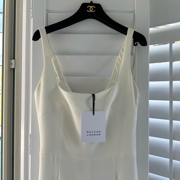 GALVAN Sunrise Geneva White Jumpsuit NWT Size 4 - Picture 10 of 13